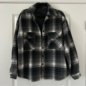 Black Plaid Shacket